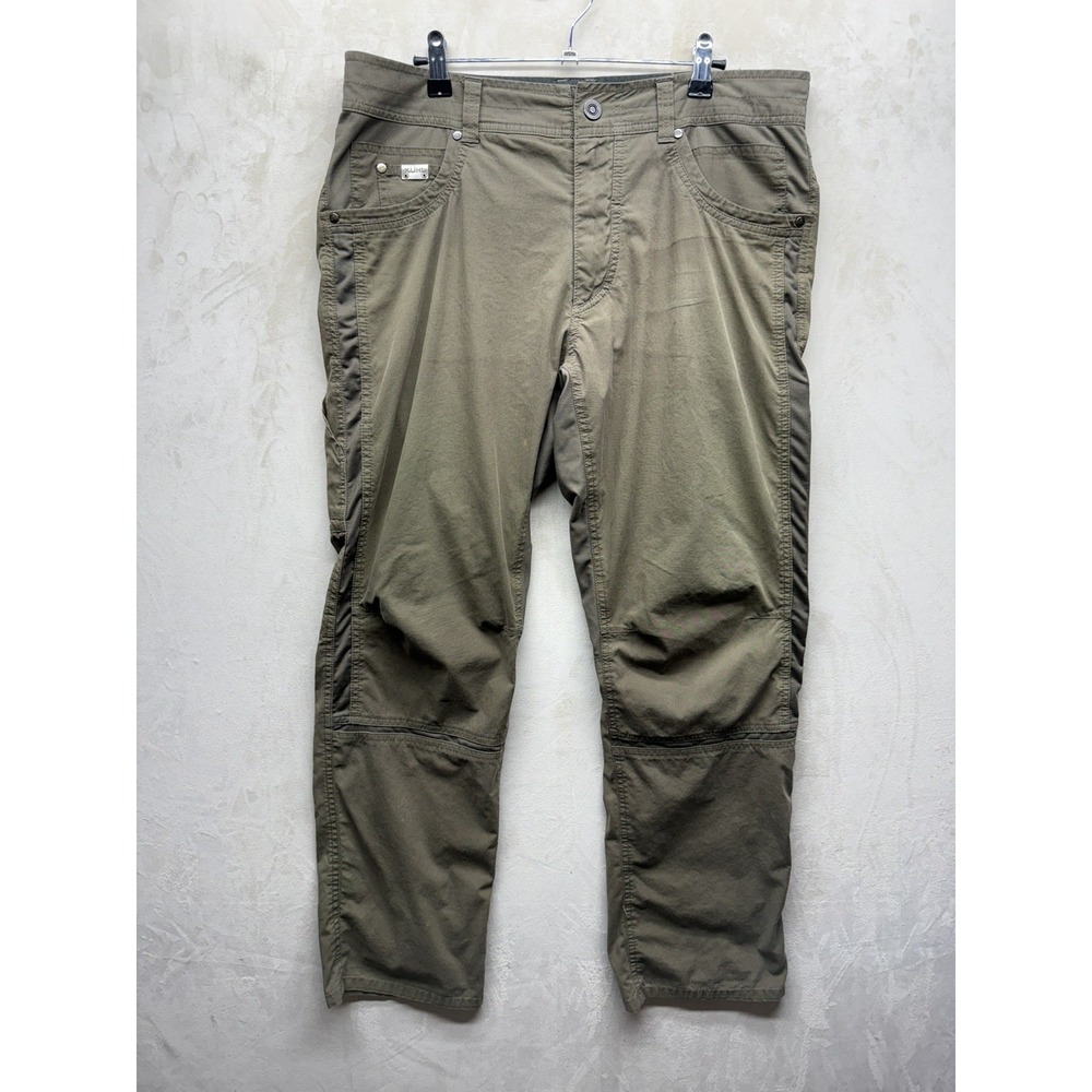 Kuhl Cargo Pants Men 34 Radikl Tactical Utility Brown Outdoor Hiking Lightweight